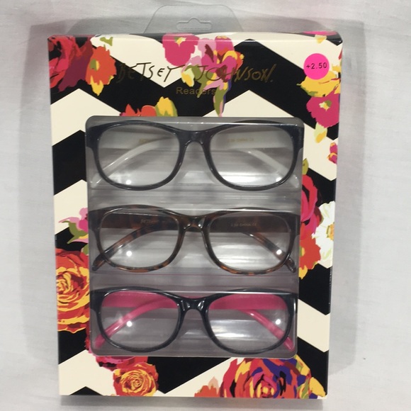 Betsey Johnson Accessories - NWT Betsey Johnson 3 Reading Glasses Cheaters +2.5
